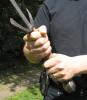 hands holding sword