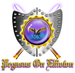 <img150*0:http://elftown.heddate.com/stuff/PegasusBlkGldWgsBlCirMedallionOnShield4ETpurp_test.png>
