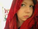head covered - red