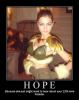 Hope giving girl