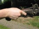 Hand Holding Pistol